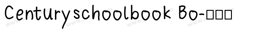 Centuryschoolbook Bo字体转换